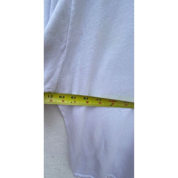 Alijah Womens Pullover Short Sleeve Crew Neck Graphic Tee T Shirt White Sz L - Picture 4 of 6